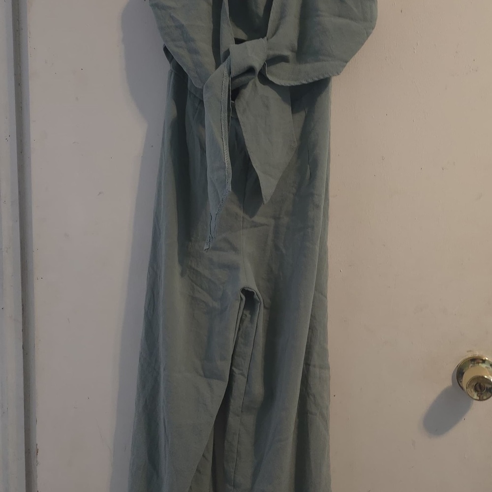 Gray Casual Top jumpsuit - Picture 3 of 14